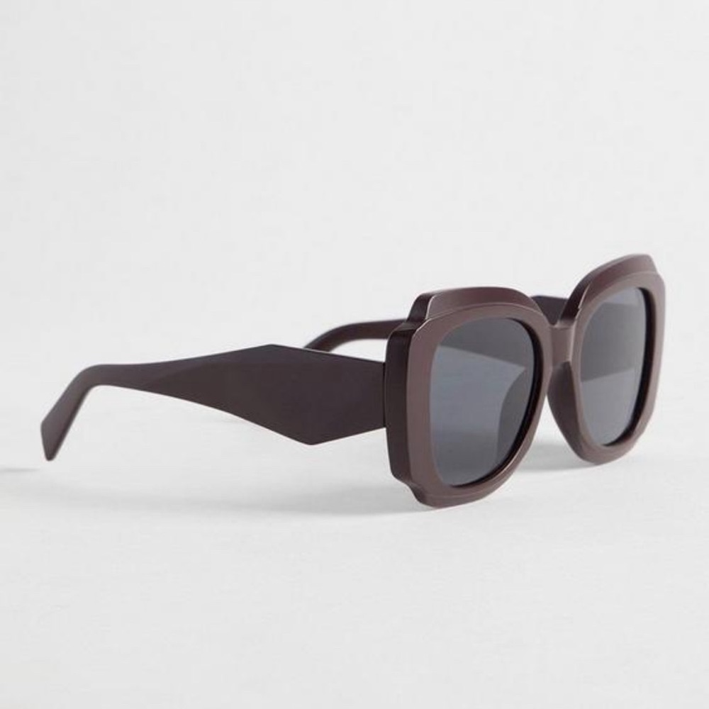 Torrid Matte Square Smoke Lens Sunglasses - Picture 2 of 3